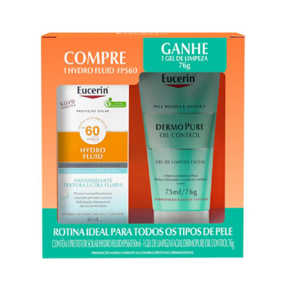 EUCERIN KIT HYDROFLUID FPS60+GEL 75ML