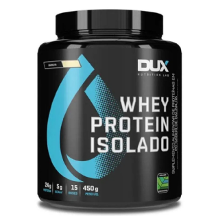 DUX WHEY PROTEIN ISOLADO BAUNILHA 450G
