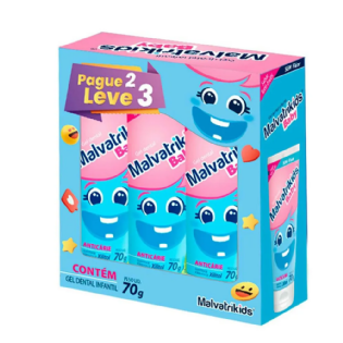 DAUDT KIT GEL DENT MALVATRIKIDS BABY 70G