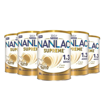 LEITE NANLAC SUPREME 1+ 800G COMBO 5