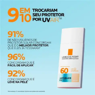 LA ROCHE-POSAY ANTHELIOS UVAIR SEM COR FPS60 45ML