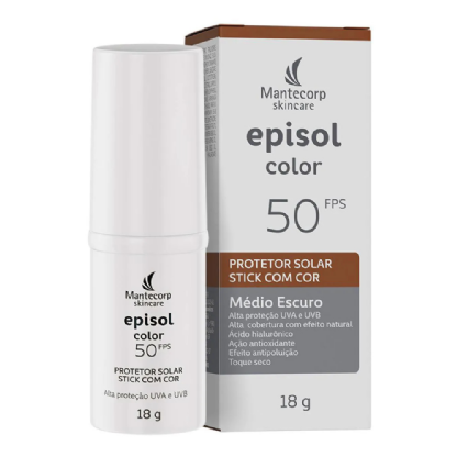EPISOL COLOR STICK FPS50 MED ESC 18G