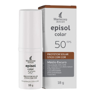 EPISOL COLOR STICK FPS50 MED ESC 18G