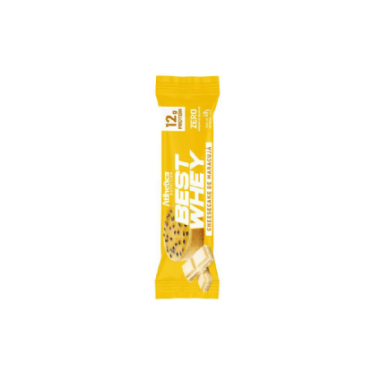 BARRA BEST WHEY ATLHETICA CHEESECAKE DE MARACUJA 49G