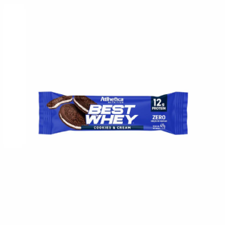 BARRA BEST WHEY ATLHETICA COOKIES & CREAM 49G