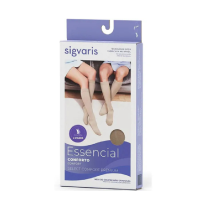 MEIA PANT PREMIUM NATURAL ESCURO TAM P1 CURTA P.ABERTA 30-40 -  863PADP1A29