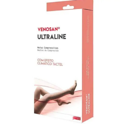 MEIA 3/4 ULTRALINE 30-40 P BEGE C/PONT BG42011