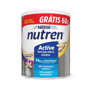 NUTREN ACTIVE BAUNILHA  400G