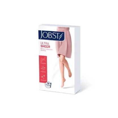 MEIA JOBST ULTRASHEER 3/4 PANT 15-20 PE ABERTO NATURAL TAM  L