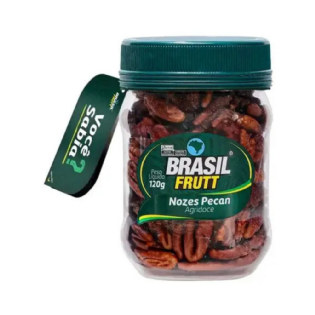 BRASIL FRUTT NOZES PECAN AGRIDOCE POTE 120GR