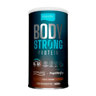 EQUALIV BODY STRONG PROTEIN CACAU 550G