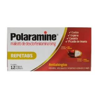 POLARAMINE REPET (6 MG C/ 12 CPR)