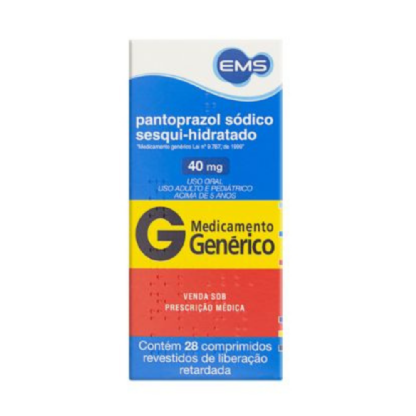 PANTOPRAZOL (GEN) 40 MG CX C/ 28 CPR