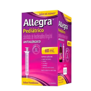 ALLEGRA PEDIATRICO SUSP 6MG/ML FR 60ML