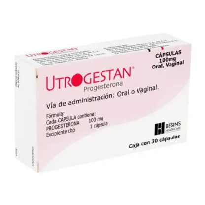 UTROGESTAN 100MG 30CAPS