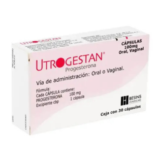 UTROGESTAN 100MG 30CAPS