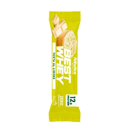 BARRA BEST WHEY ATLÉTICA | Sabor Tortinha Deliciosa
