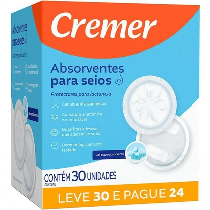 Absorvente para Seios Cremer | L30P24
