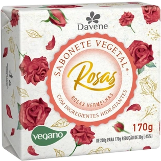 DAVENE | Sabonete Vegetal Rosas – Delicie-se com a Fragrância Floral