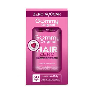GUMMY HAIR ZERO | Ideal para Cabelos Saudáveis e Brilhantes