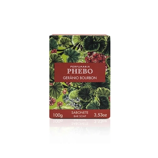 PHEBO Sabão Cremoso de Géranio Bour | Perfume e Hidratação para a Pele