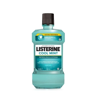 LISTERINE COOL MINT 1 LITRO | Antisséptico Bucal Refrescante