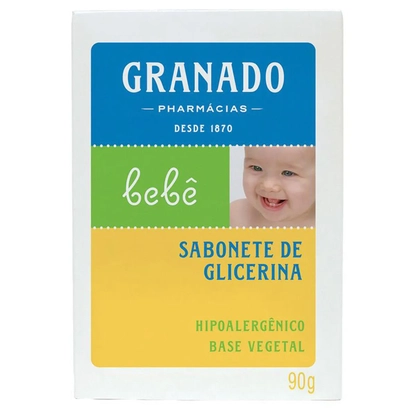 Granado Bebê Sabonete Glicerinado Tradicional 90g | Cuidado Suave para a Pele do Seu Bebê