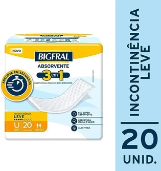 Absorvente Geriátrico Bigfral | Conforto e Proteção para Idosos