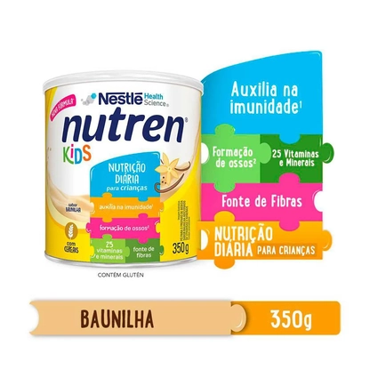 NUTREN KIDS | Bebida Nutricional Baunilha 350g
