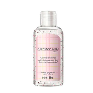 Álcool 70% Gel Giovanna Baby Rosa 60ml | Eficácia e Cuidado para as Mãos