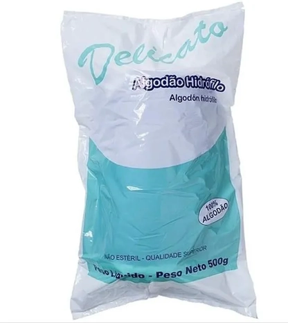 Algodão Hidrofílico 500g | Delicata