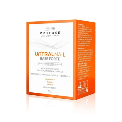 Profuse Untralnail Base Forte para Unhas 7ml | Fortaleça suas Unhas