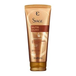 SIAGE CONDICIONADOR NUTRI OURO 200ML | Hidratação e Brilho para Todos os Tipos de Cabelo