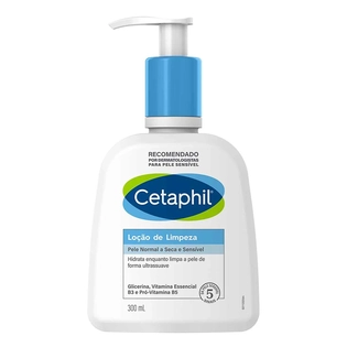CETAPHIL LOÇÃO LIMPA PUMP 300ML | Hidratante Facial e Corporal