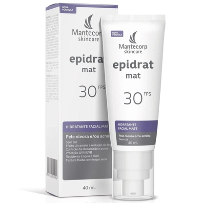 EPIDRAT MAT ROSTO S-COR FPS30 | Hidratante Facial Oil-Free com Proteção Solar