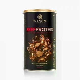 ESSENTIAL BEEF PROTEIN CACAO 480G | Lata Rustica de Proteína Bovina