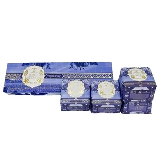 Estojo de Sabonetes Flores Brancas | 3 Unidades | 115g