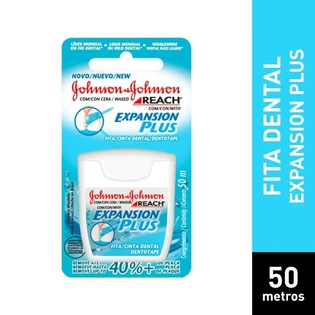 Fita Dental Reach J&J 50m | Cuidado Eficaz para Seus Dentes