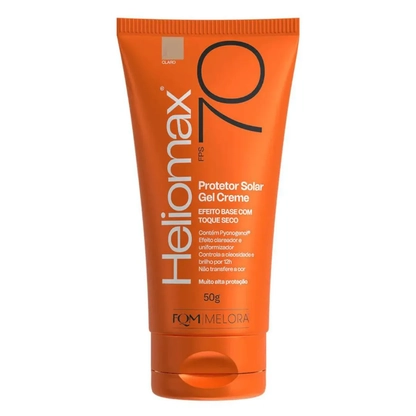 HELIOMAX FPS70 Claro 50g | Protetor Solar Eficaz para Pele