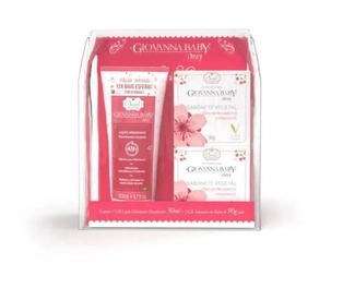 KIT Giovanna Baby | Locão Hidratante 50ml + 2 Sabonetes 90g Cherry