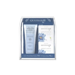 Kit Giovanna Baby | Locão Hidratante 50ml + 2 Sabonetes 90g Blue