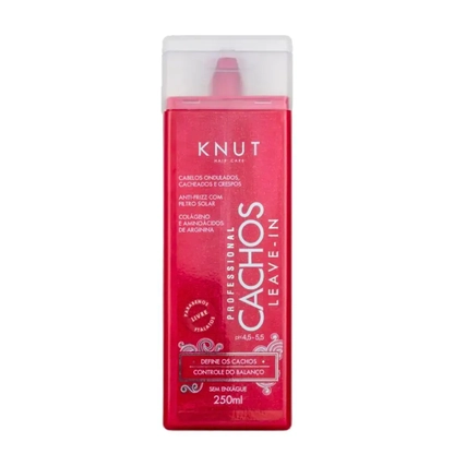 Knut Cachos Leave-in 250ml | Definição e Brilho para Seus Cabelos
