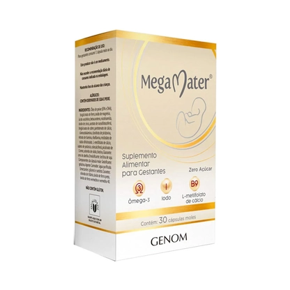 MEGA MATERNA | 30 Cápsulas em Gel
