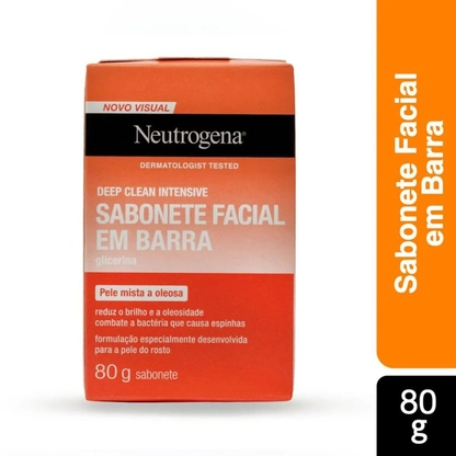 NEUTROGENA Sabonete Facial Grapefruit 80ml | Limpeza Suave e Refrescante