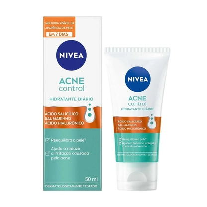 NIVEA Hidratante Facial Acne Control 50g | Controle Eficaz da Oleosidade
