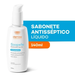 Darrow Soapelle 1% | Sabonete Líquido 140 ML - Hidratante e Antisséptico