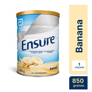 ENSURE PO BANANA | 850g de Nutrição Completa