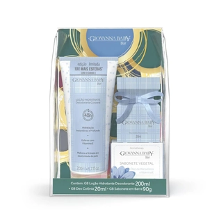 KIT GIOVANNA BABY | Deo Colônia 20ml Blue + Loção Hidratante 200ml + Sabonete 90g