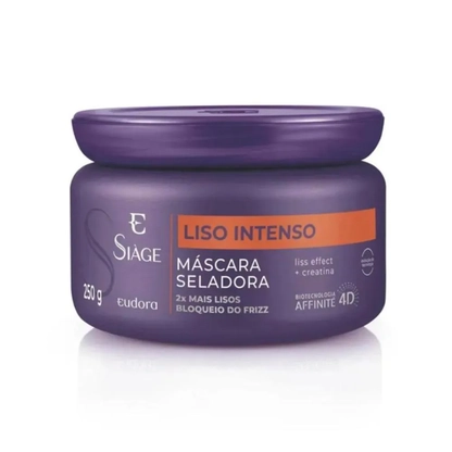 SIAGE MÁSCARA TRATAMENTO LISO INTENS | Hidratação e Brilho para Cabelos Lisos