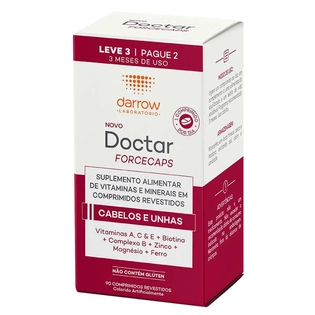 Darrow Doctar Forcecaps 90 Cápsulas | Suplemento Para Saúde e Bem-Estar